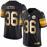 Nike Steelers 36 Jerome Bettis Black Gold Color Rush Limited Jersey Dzhi,baseball caps,new era cap wholesale,wholesale hats